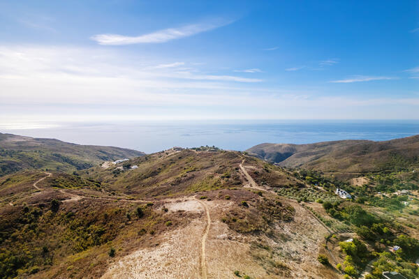 0 Foose Road, aerial photograph: high view south to the ocean